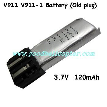 wltoys-v911-v911-1 helicopter parts battery (V1 old plug) 3pcs - Click Image to Close